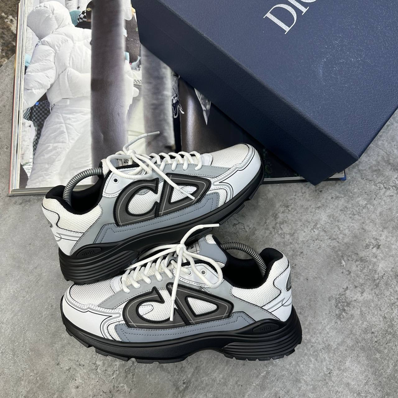 B-30 TRAINERS WHITE|GREY