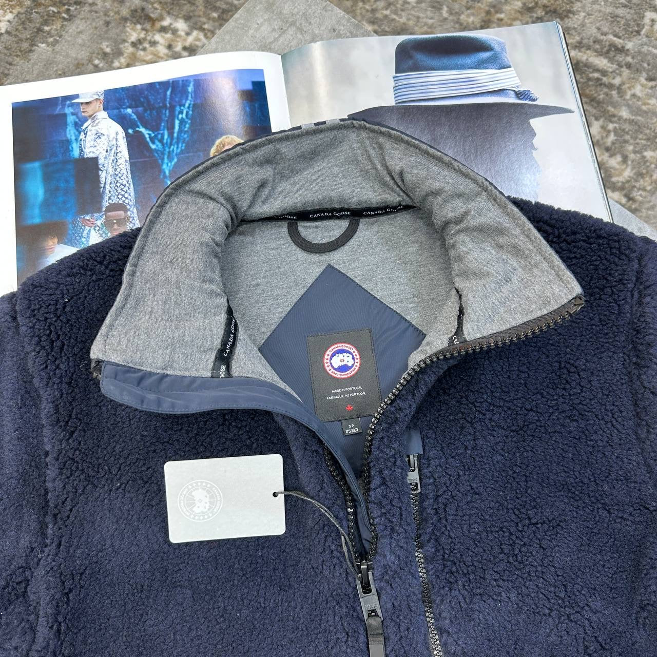 CG FLEECE JACKET NAVY