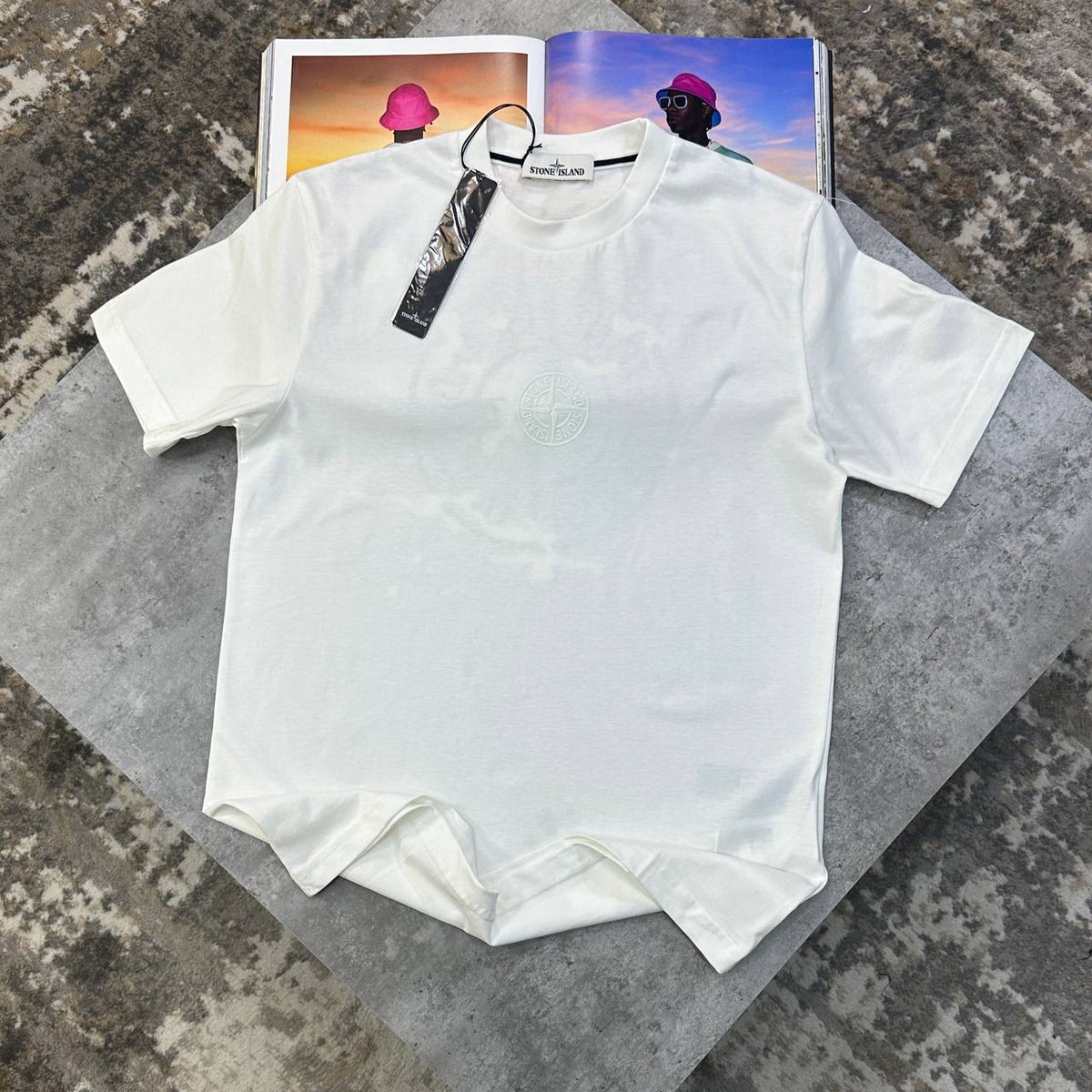 SI BACK BIG LOGO T-SHIRT WHITE