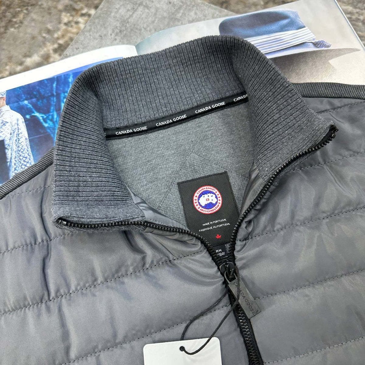 CG ZIP JACKET DARKGREY