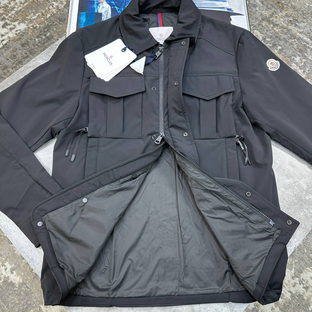 NCLR FRONT POCKET JACKET BLACK