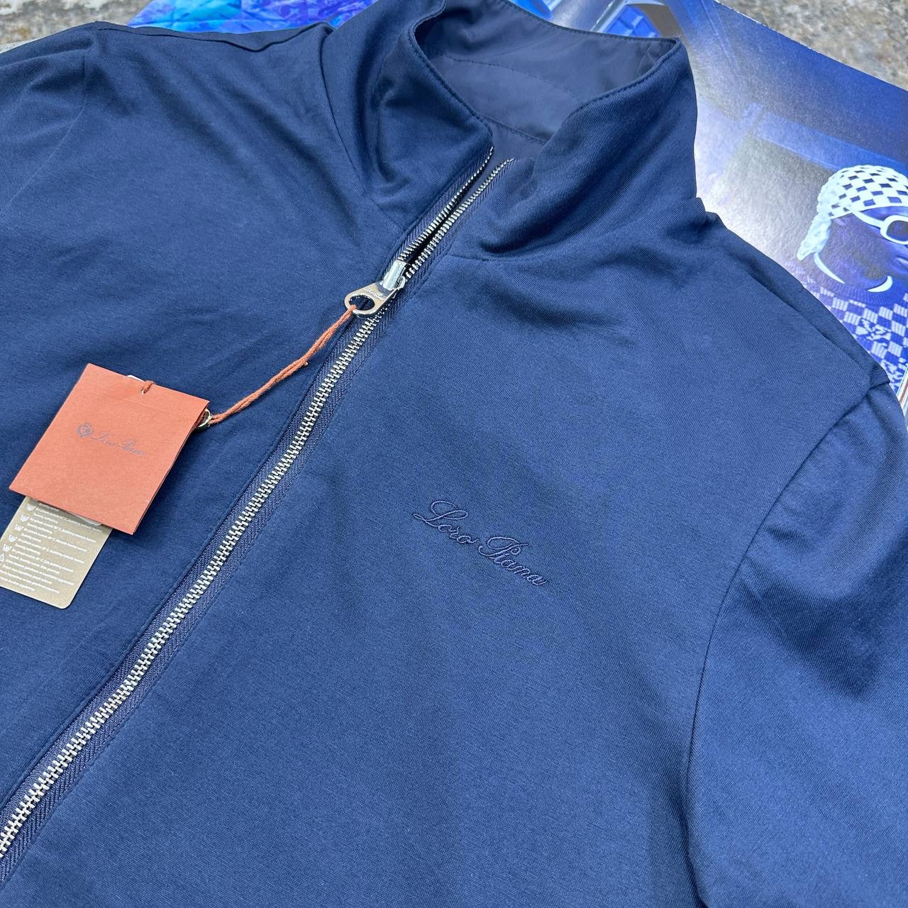 L|P REVERSIBLE JACKET NAVY