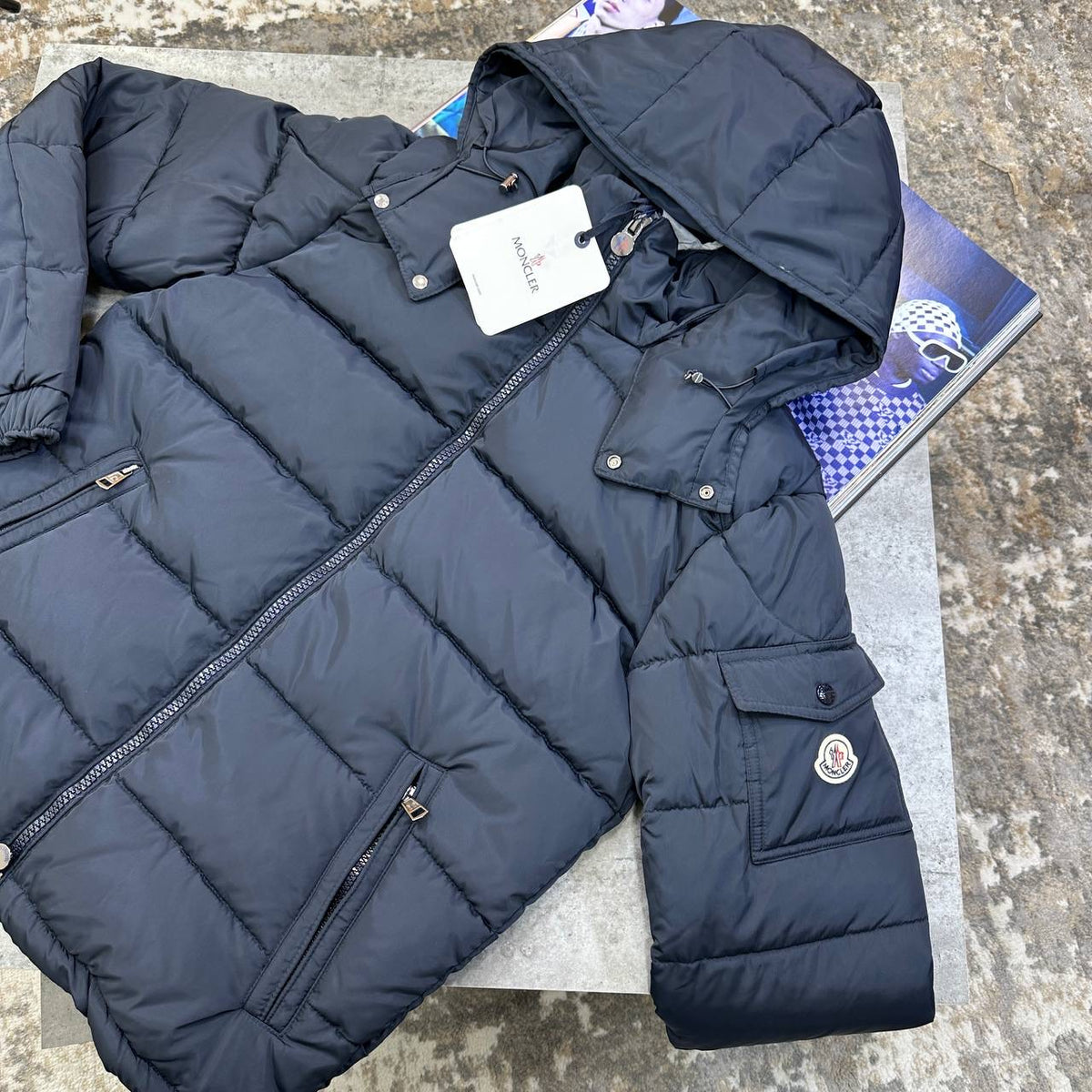 NCLR MAYA FULL PUFFY JACKET MATT NAVY