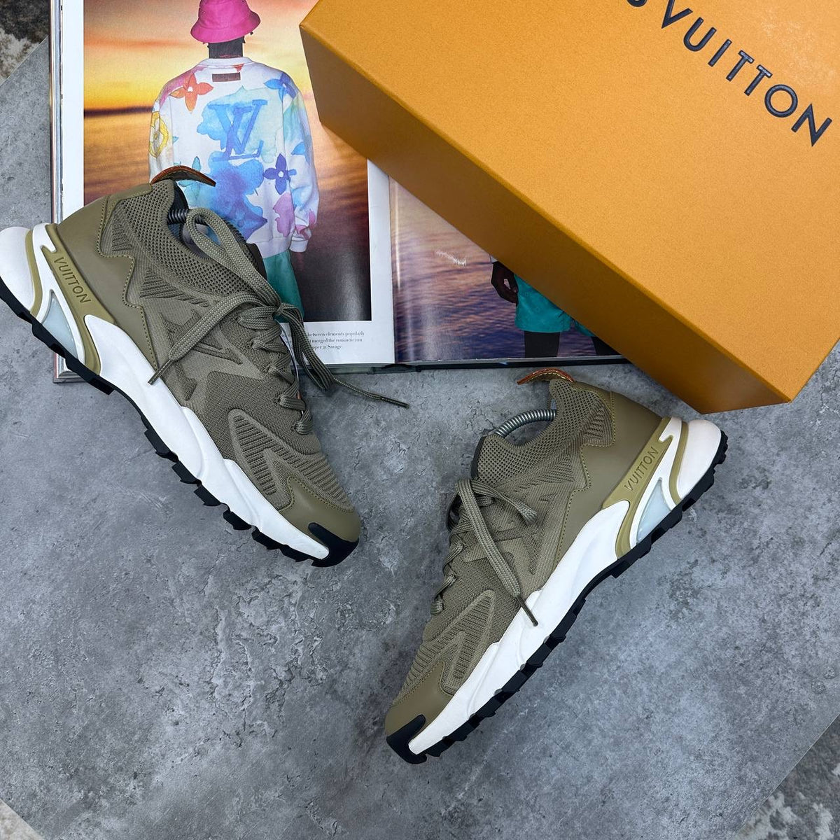 LVE TRAINERS BROWN/WHITE