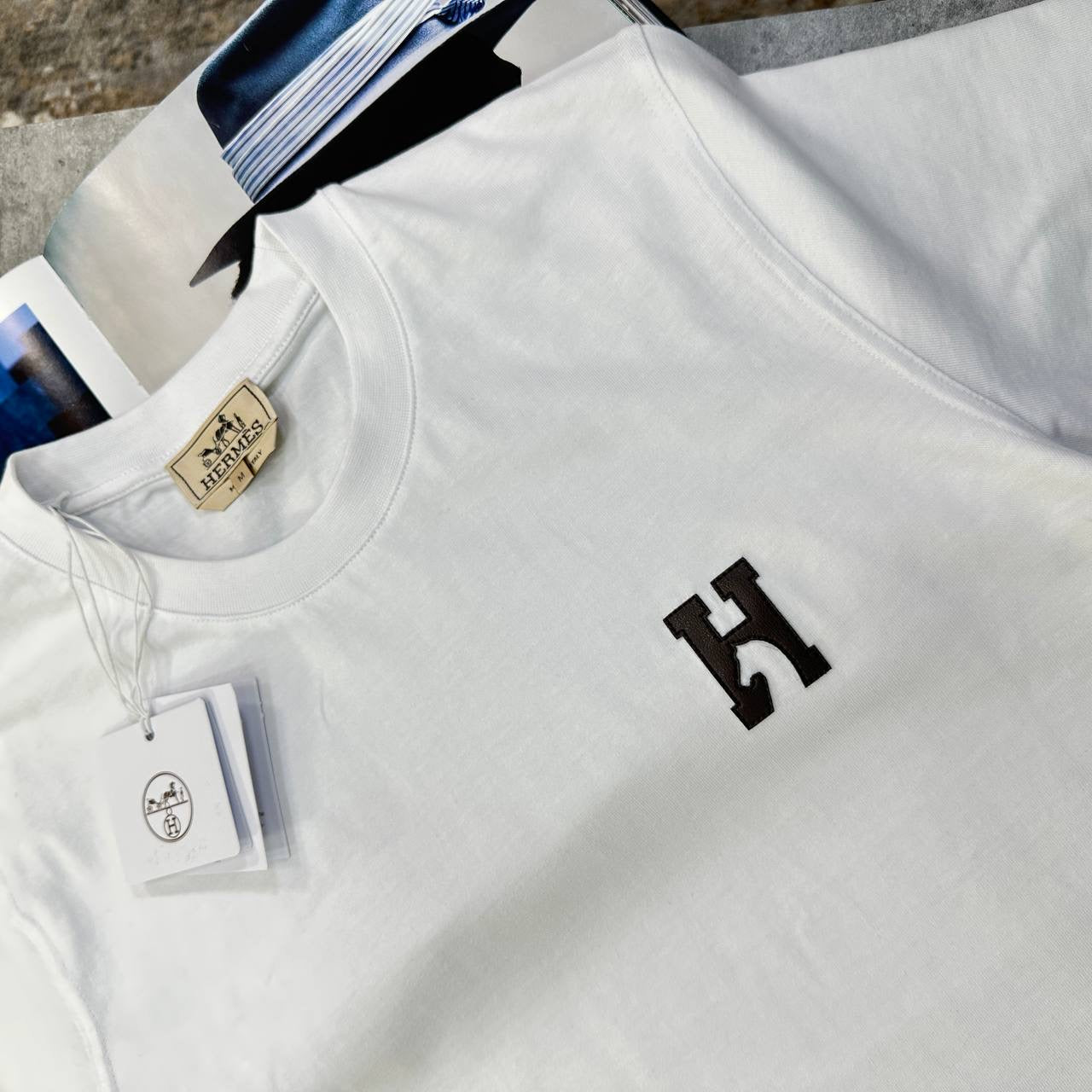 HRMS SHORT SET WHITE/ORANGE