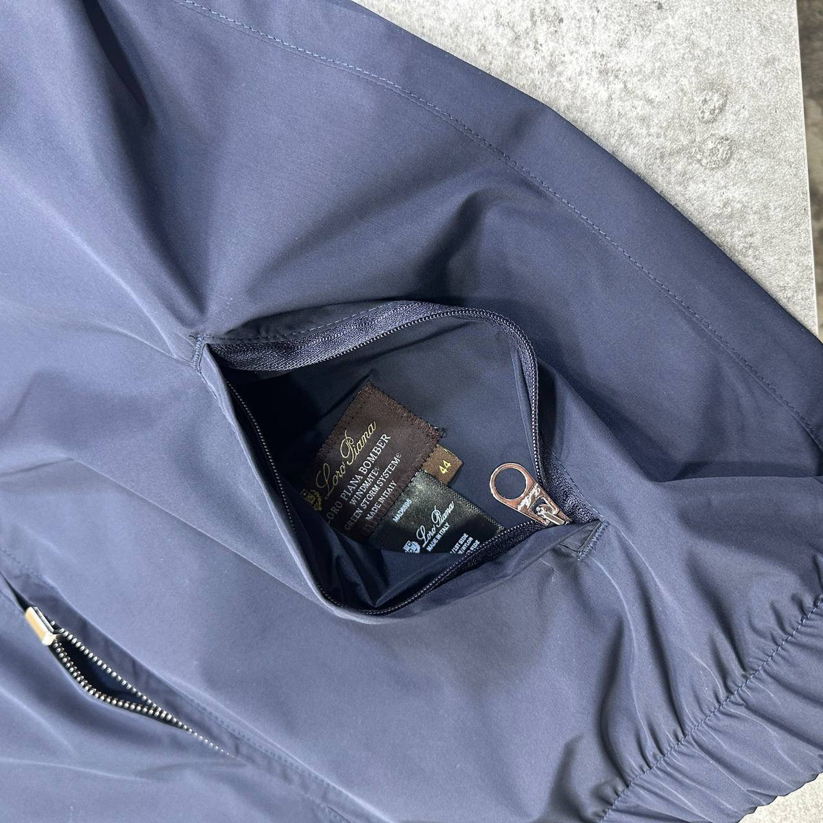 L|P REVERSIBLE JACKET NAVY