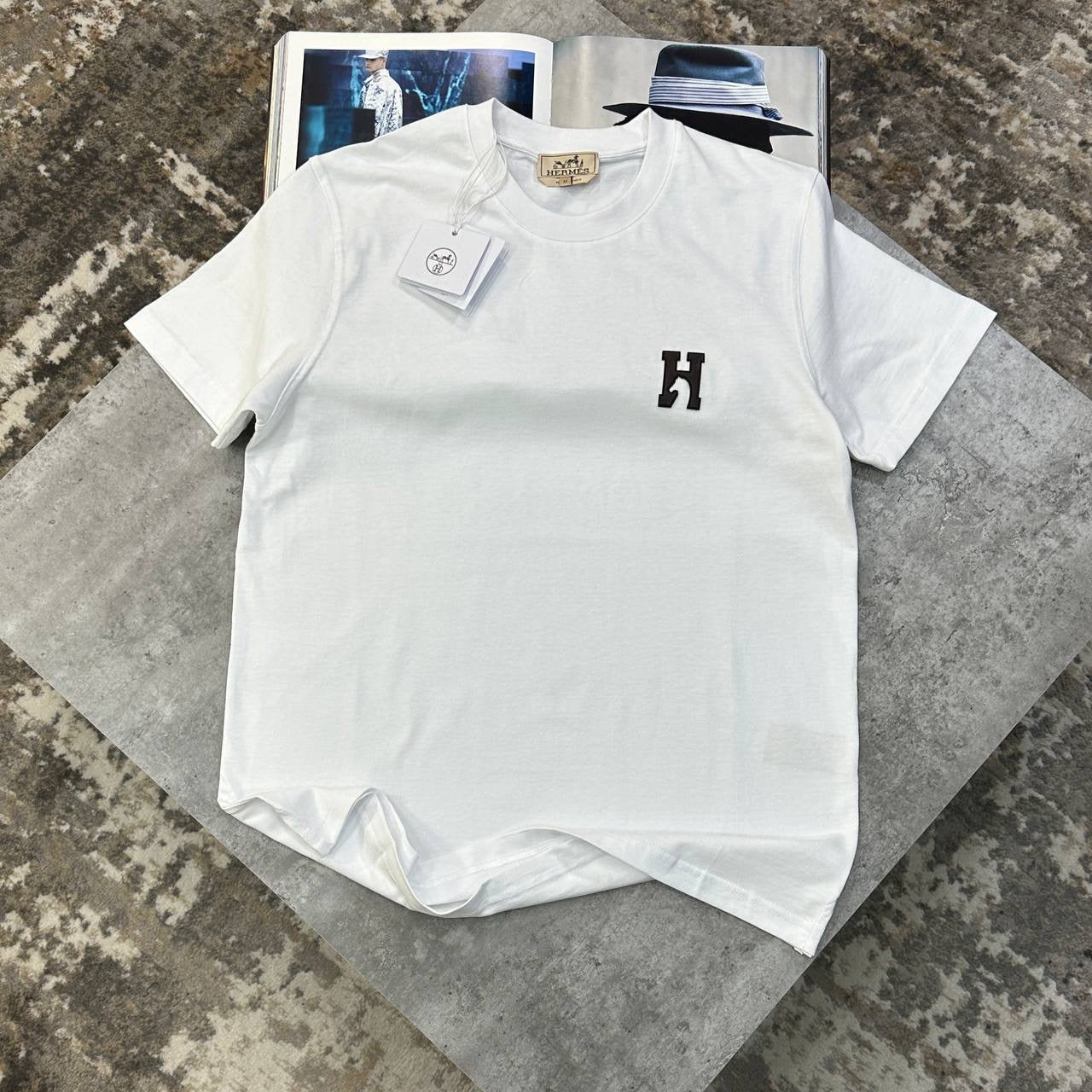 HRMS SHORT SET WHITE/ORANGE