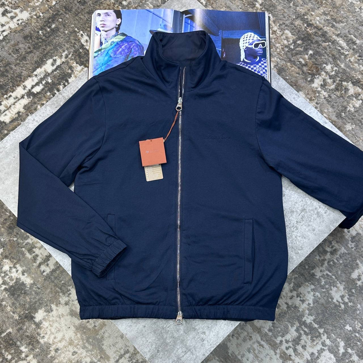 L|P REVERSIBLE JACKET NAVY