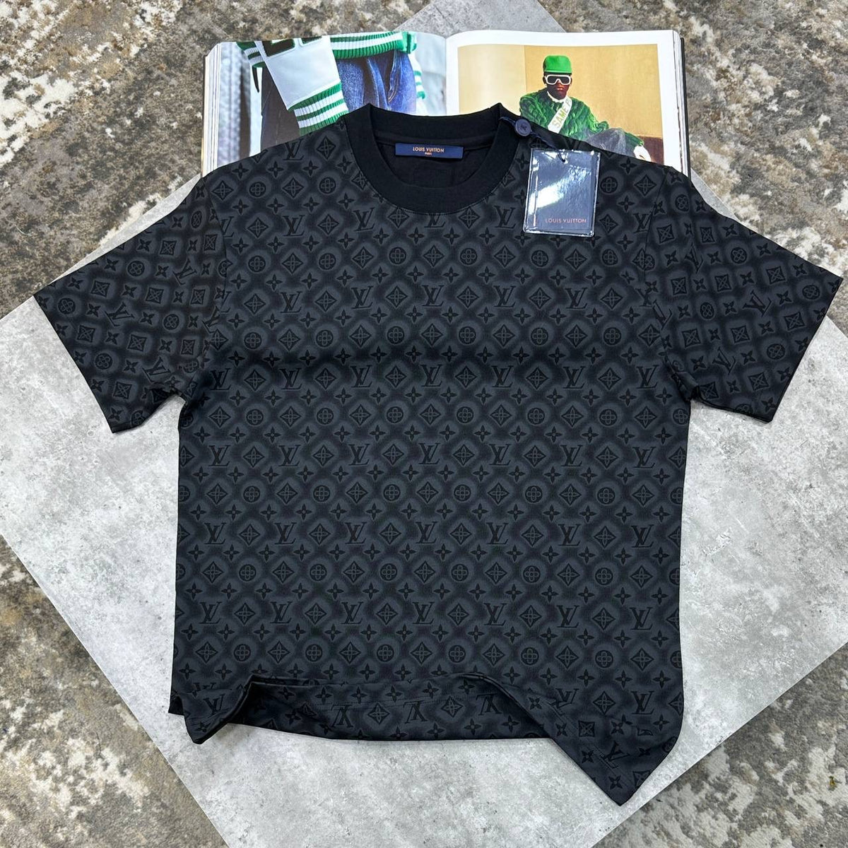 LVE FULL PRINT T-SHIRT BLACK