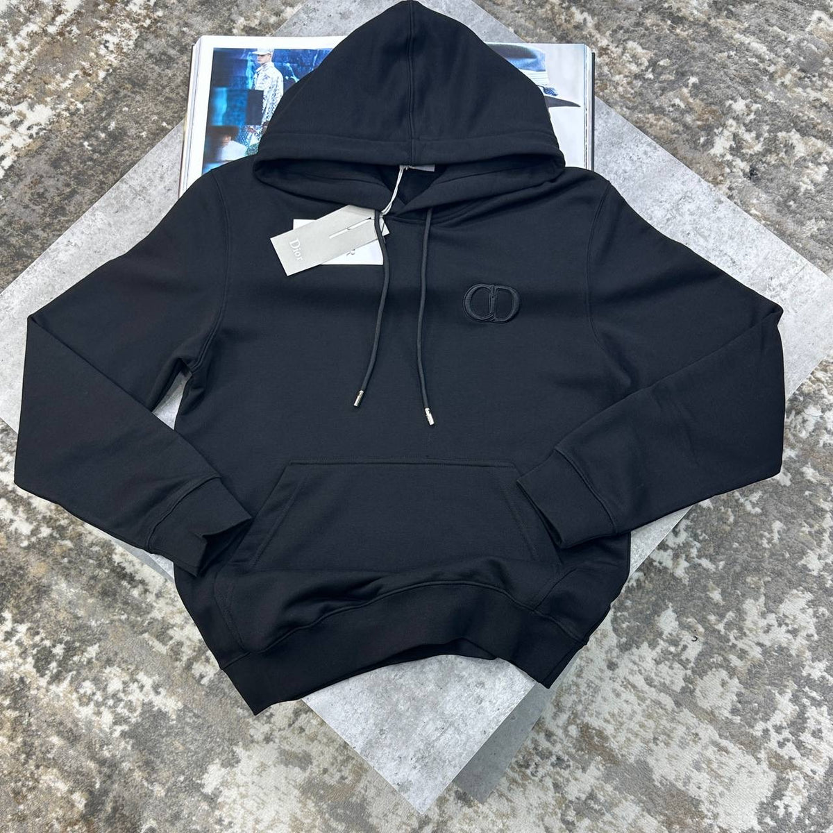 CD HOODIE KHAKHI BLACK