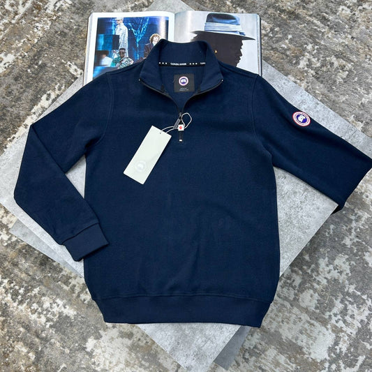 CG HALF ZIP BLACK NAVY