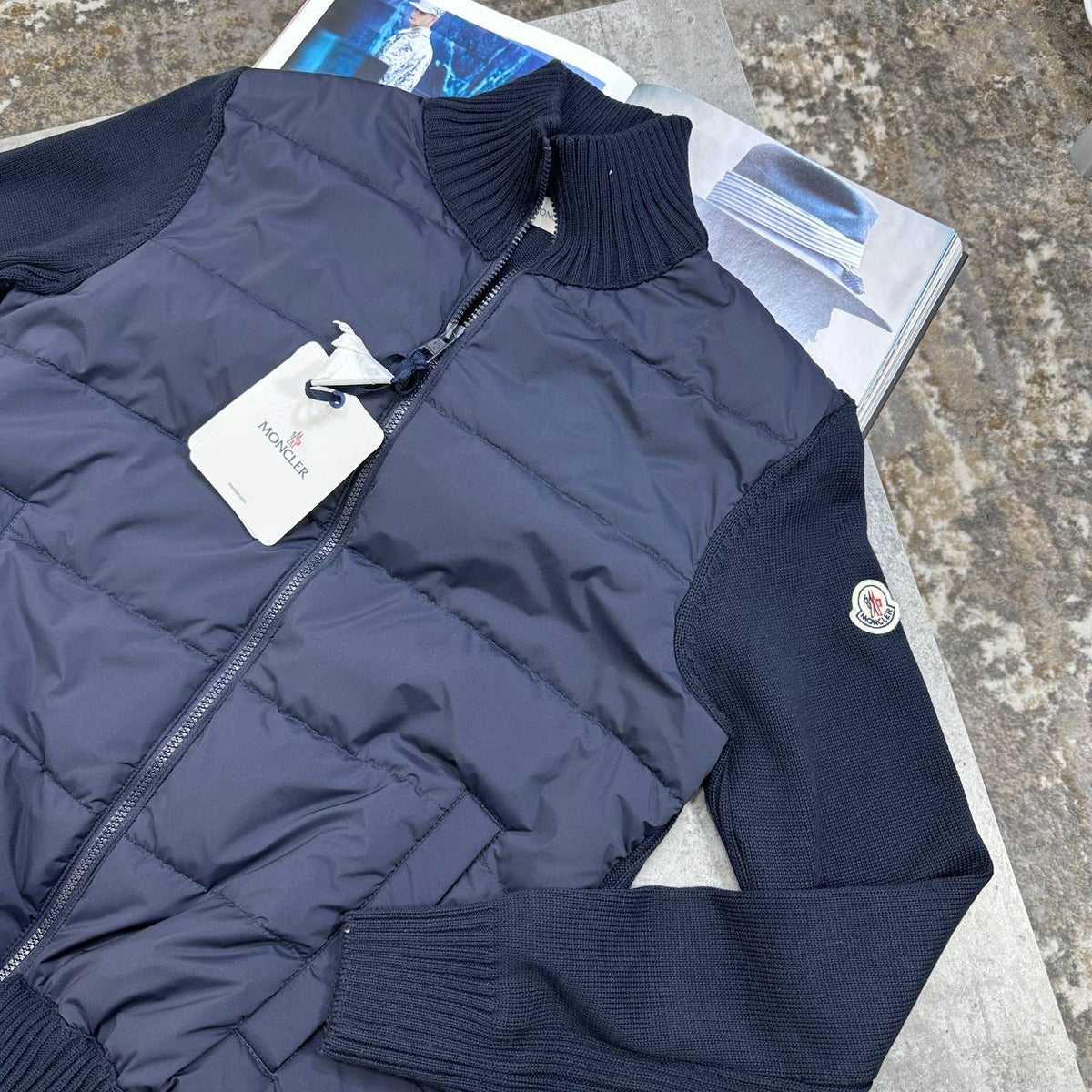 NCLR SIDE BADGE JACKET NAVY