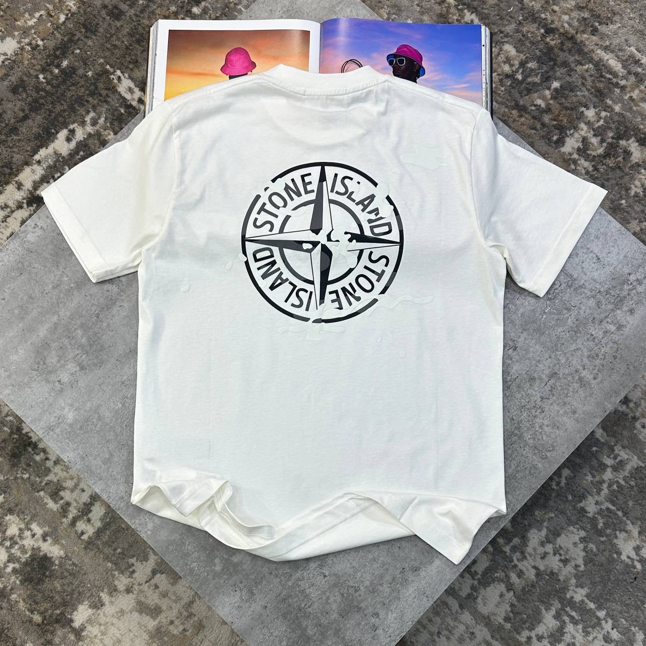 SI BACK BIG LOGO T-SHIRT WHITE