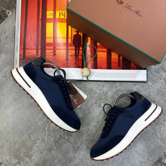 LORO.P TRAINERS NAVY/WHITE