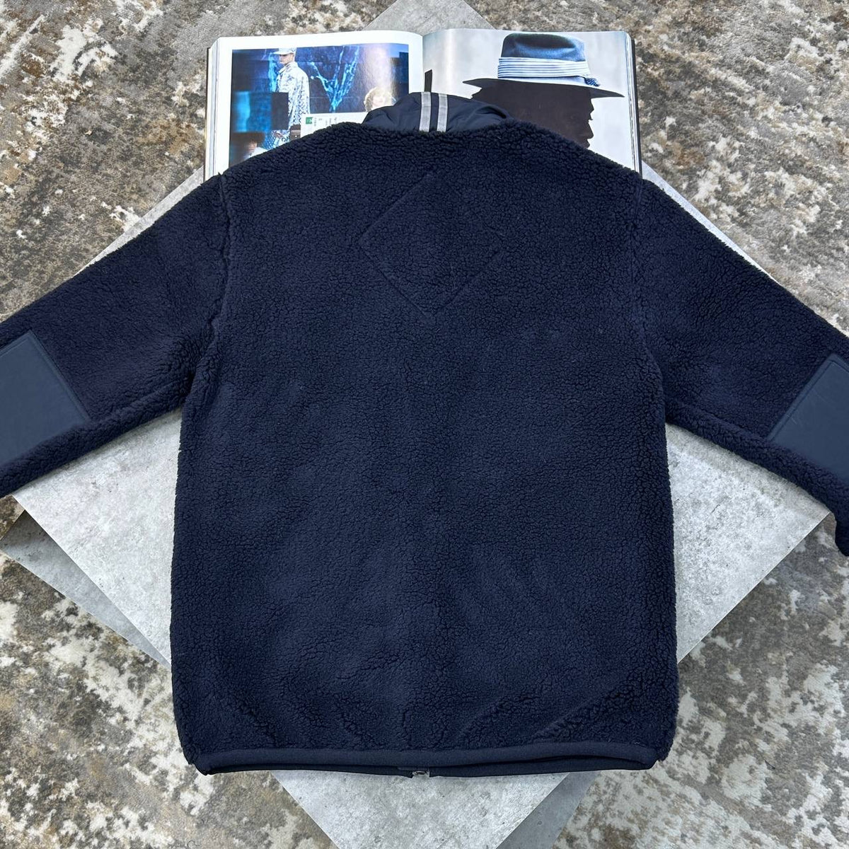 CG FLEECE JACKET NAVY
