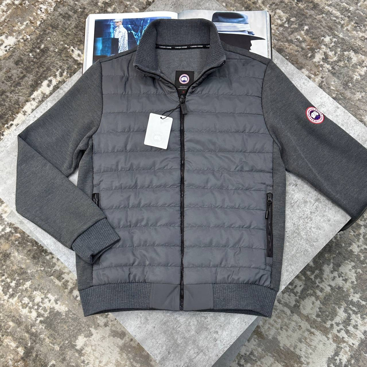 CG ZIP JACKET DARKGREY
