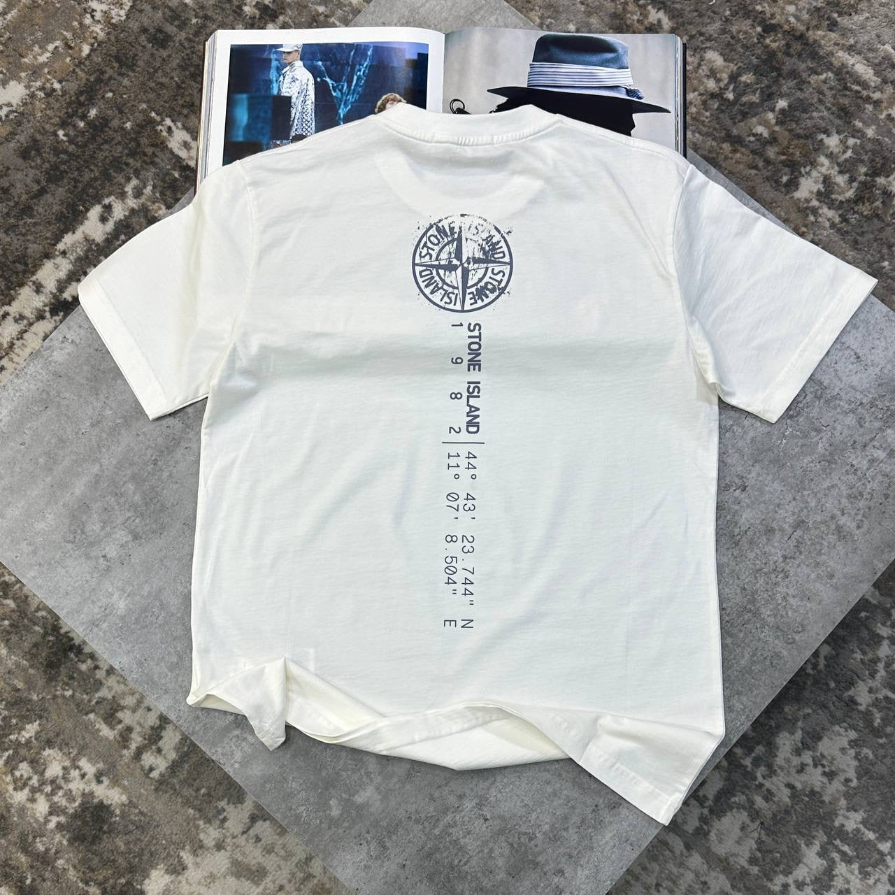 SI BACK BIG LOGO T-SHIRT WHITE