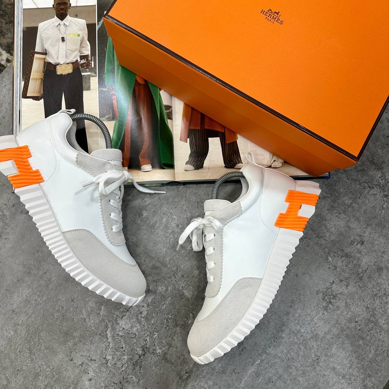 HRMS BOUNCING TRAINERS WHITE-ORANGE