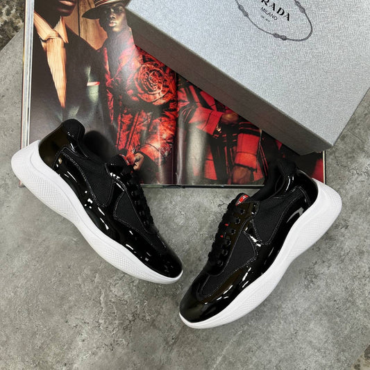PRDA CUPS TRAINERS BLACK|WHITE