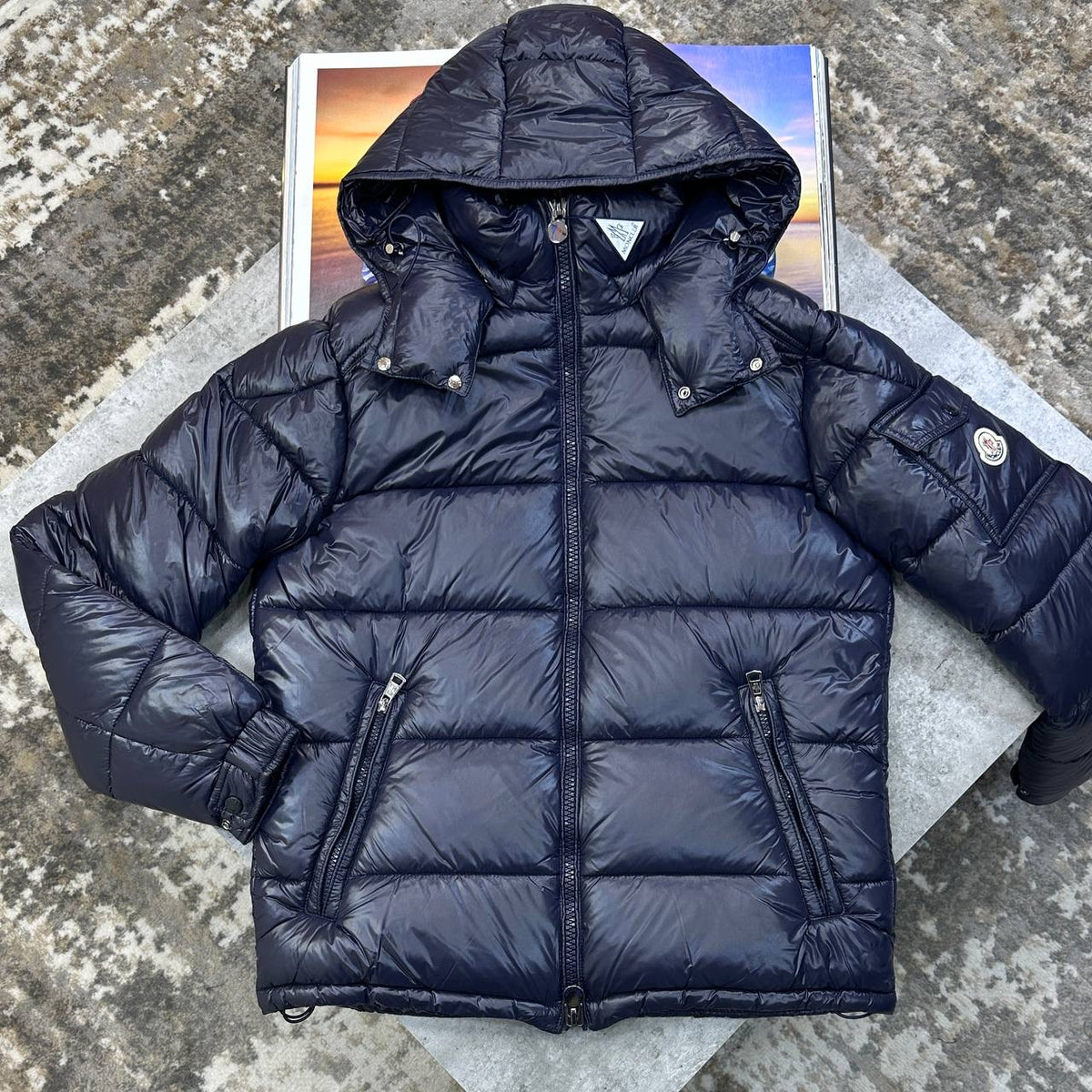 NCLR MAYA FULL PUFFY JACKET NAVY