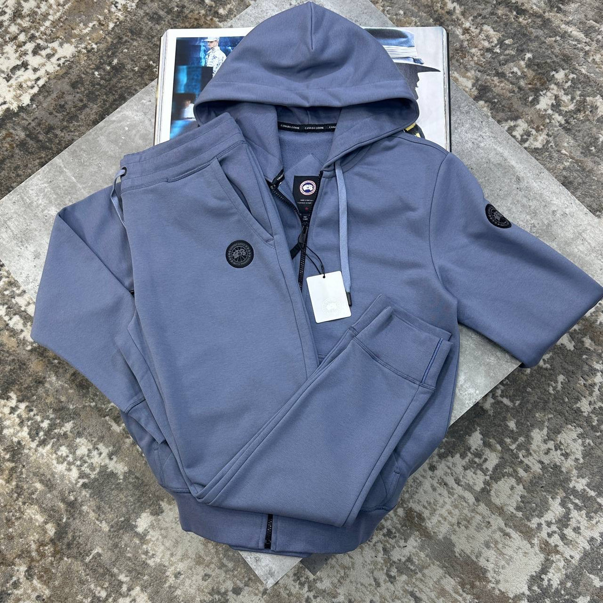 CG BIG BADGE TRACKSUIT PALEBLUE