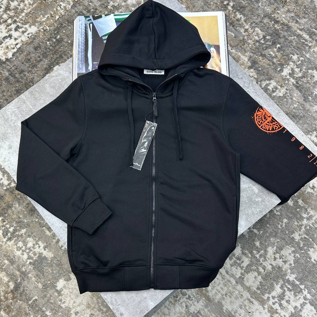SI ZIP HOODIE BLACK