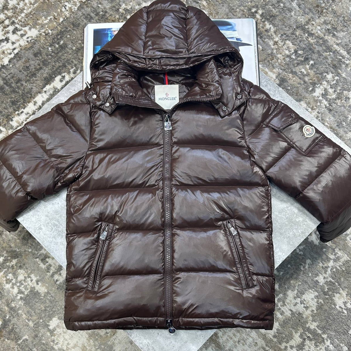 NCLR MAYA FULL PUFFY JACKET DARK KHAKHI