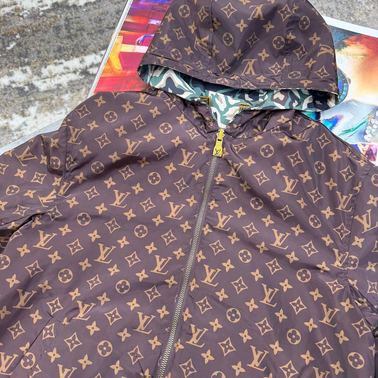 LVE REVERSIBLE JACKET BROWN