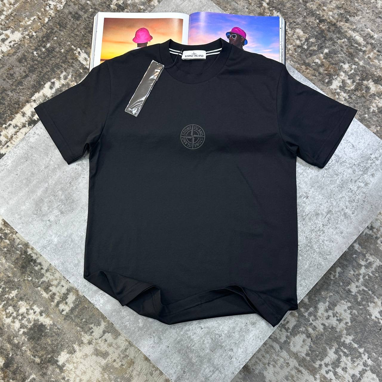 SI BACK BIG LOGO T-SHIRT BLACK