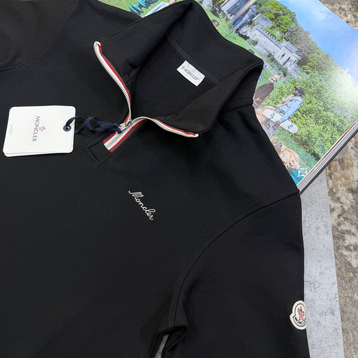 NCLR HALF ZIP JUMPER BLACK