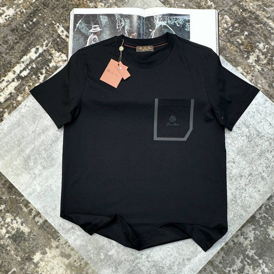 L|P FRONT PACKET T-SHIRT BLACK