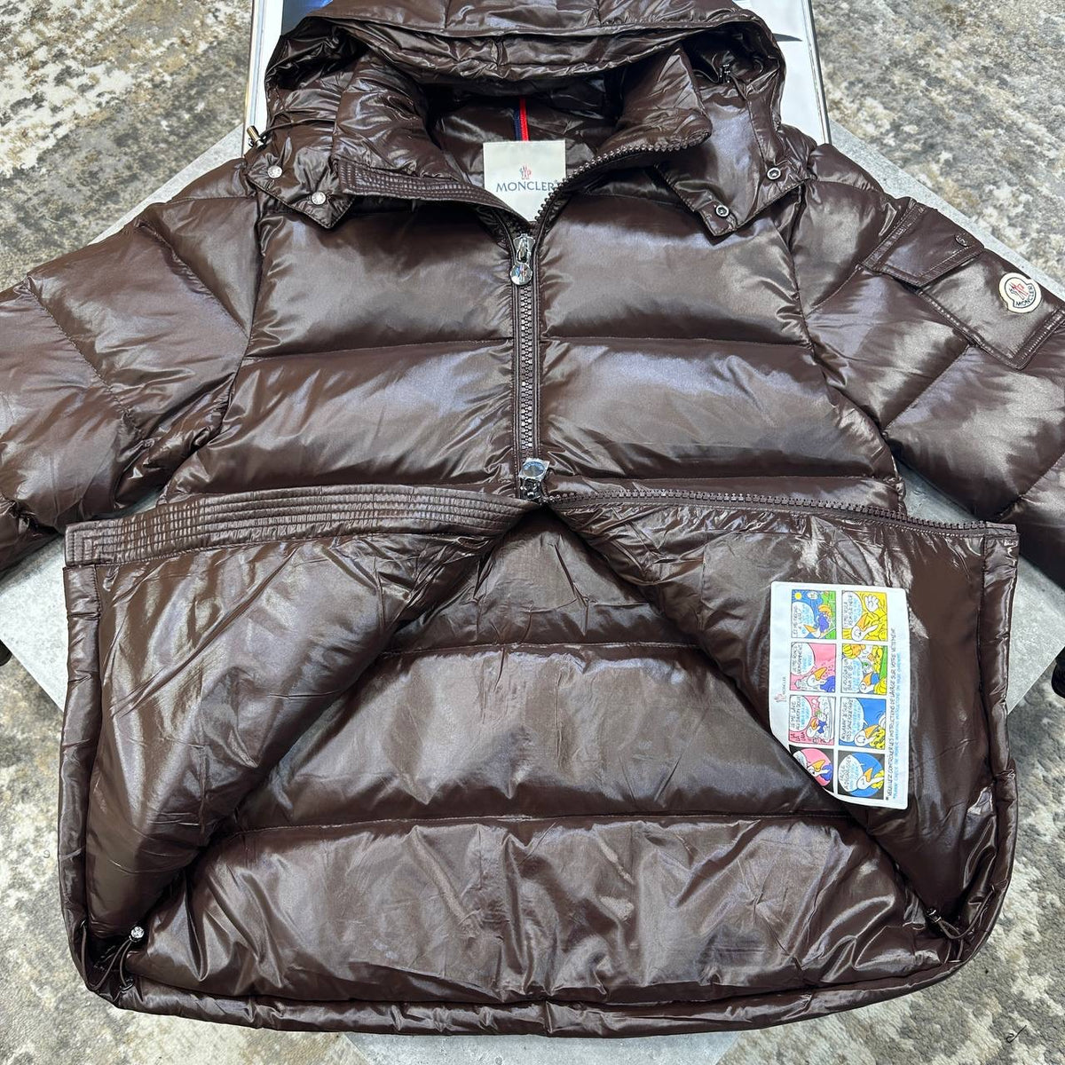 NCLR MAYA FULL PUFFY JACKET DARK KHAKHI