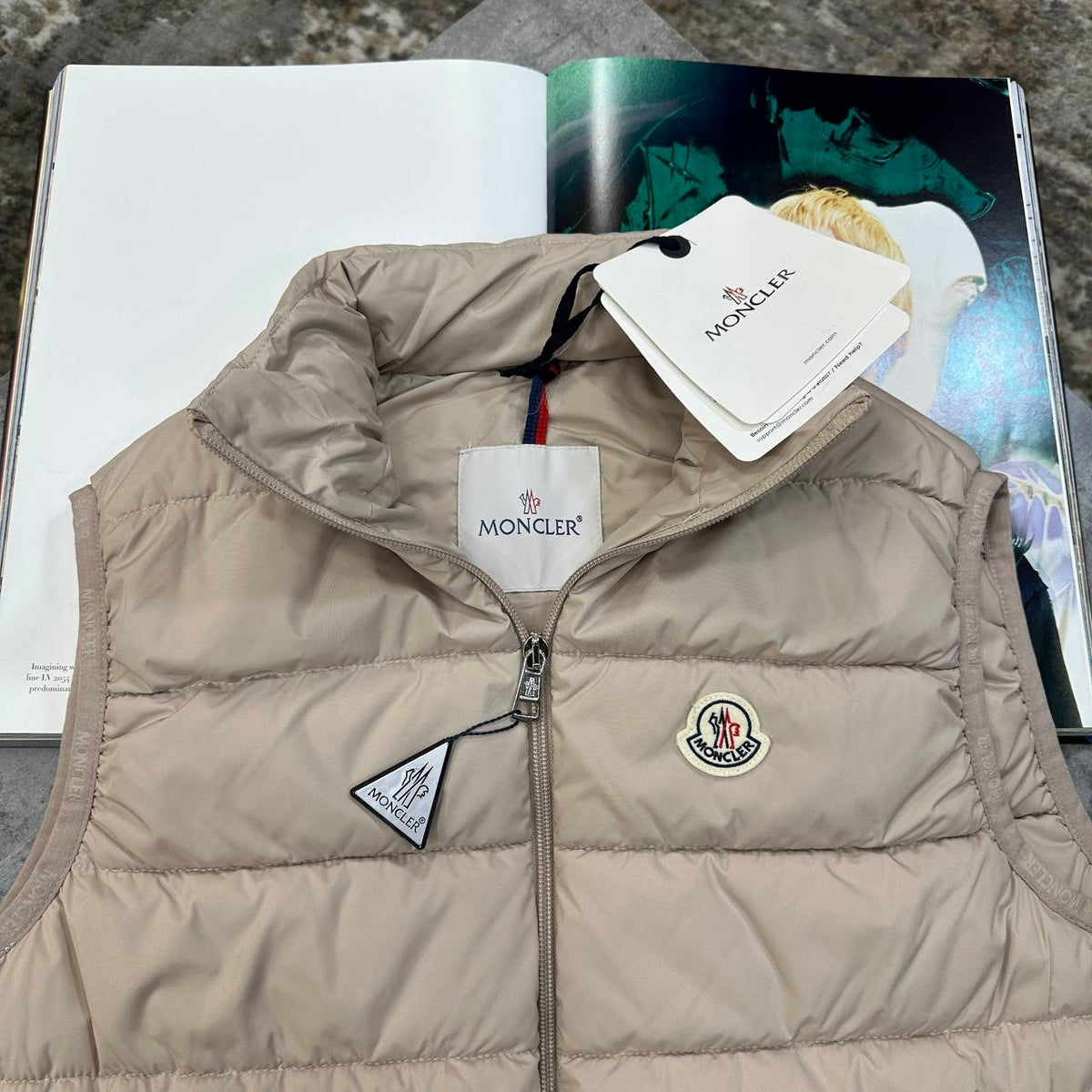 NCLR BODYWARMER LIGHT BEIGE