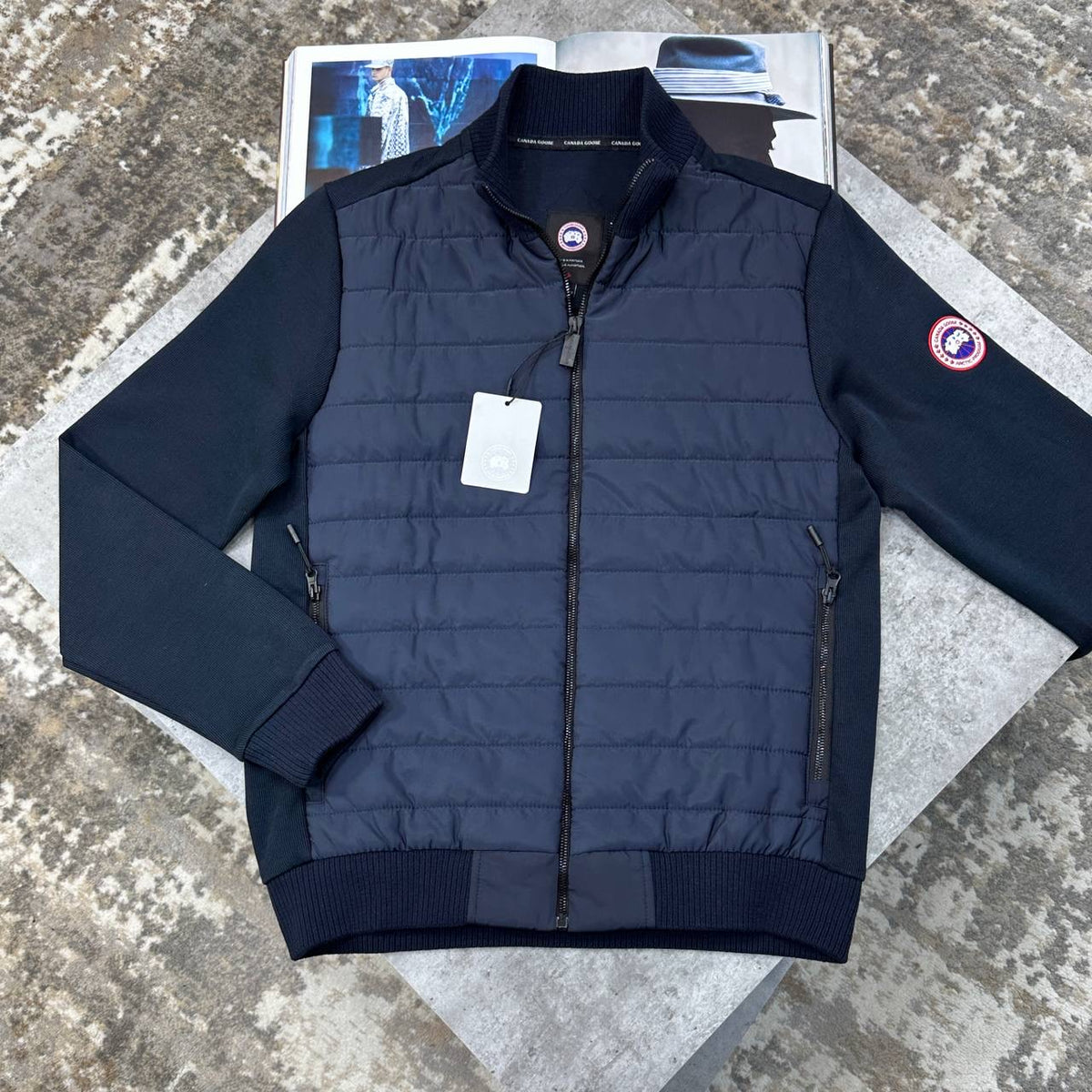 CG ZIP JACKET NAVY