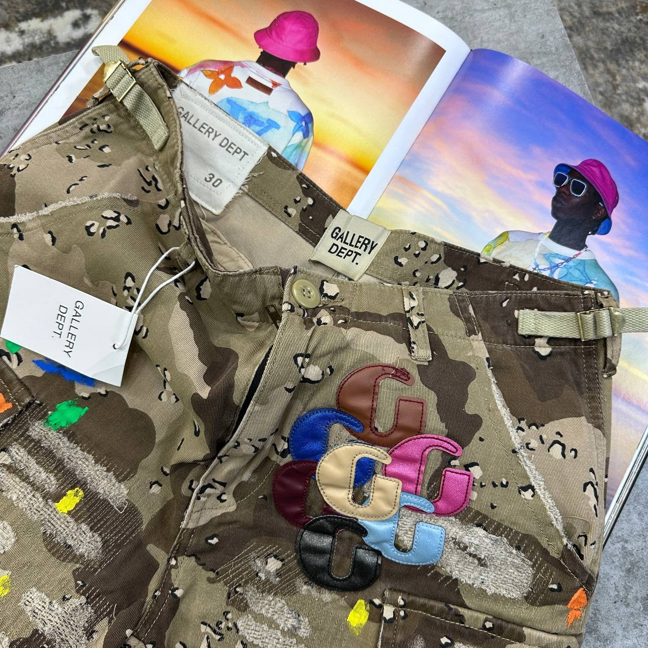 GLRY-DPT CARGO SHORTS BROWN