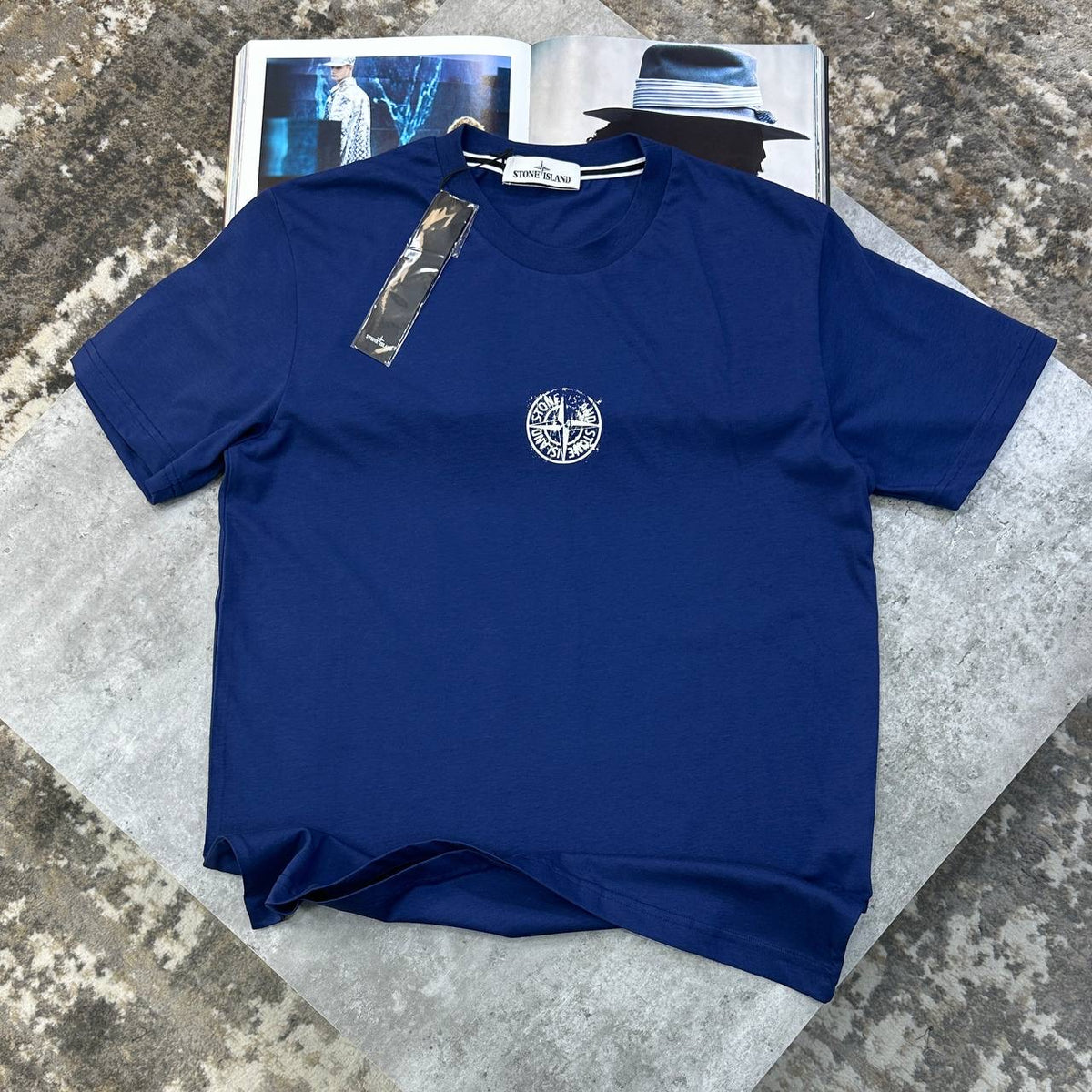 SI BACK BIG LOGO T-SHIRT BLUE