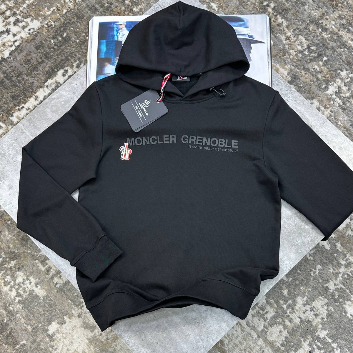 NCLR FRONT WRITING HOODIE BLACK