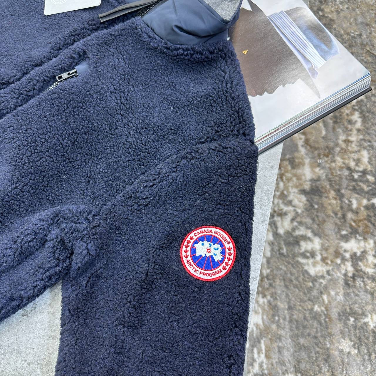 CG FLEECE JACKET NAVY