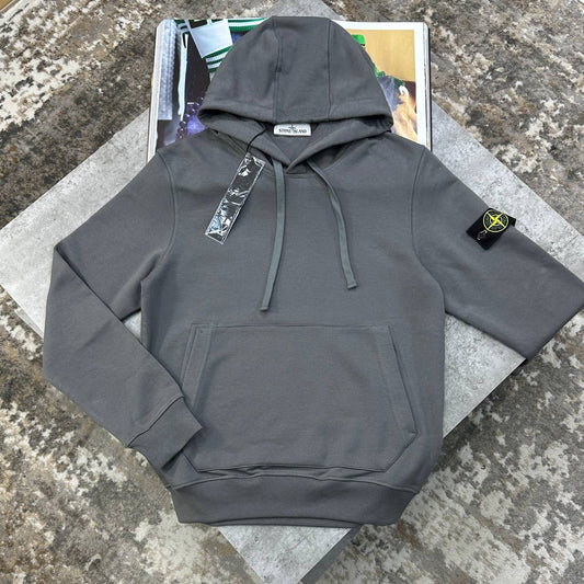 SI HOODIE SIDE BADGE DARKGREY