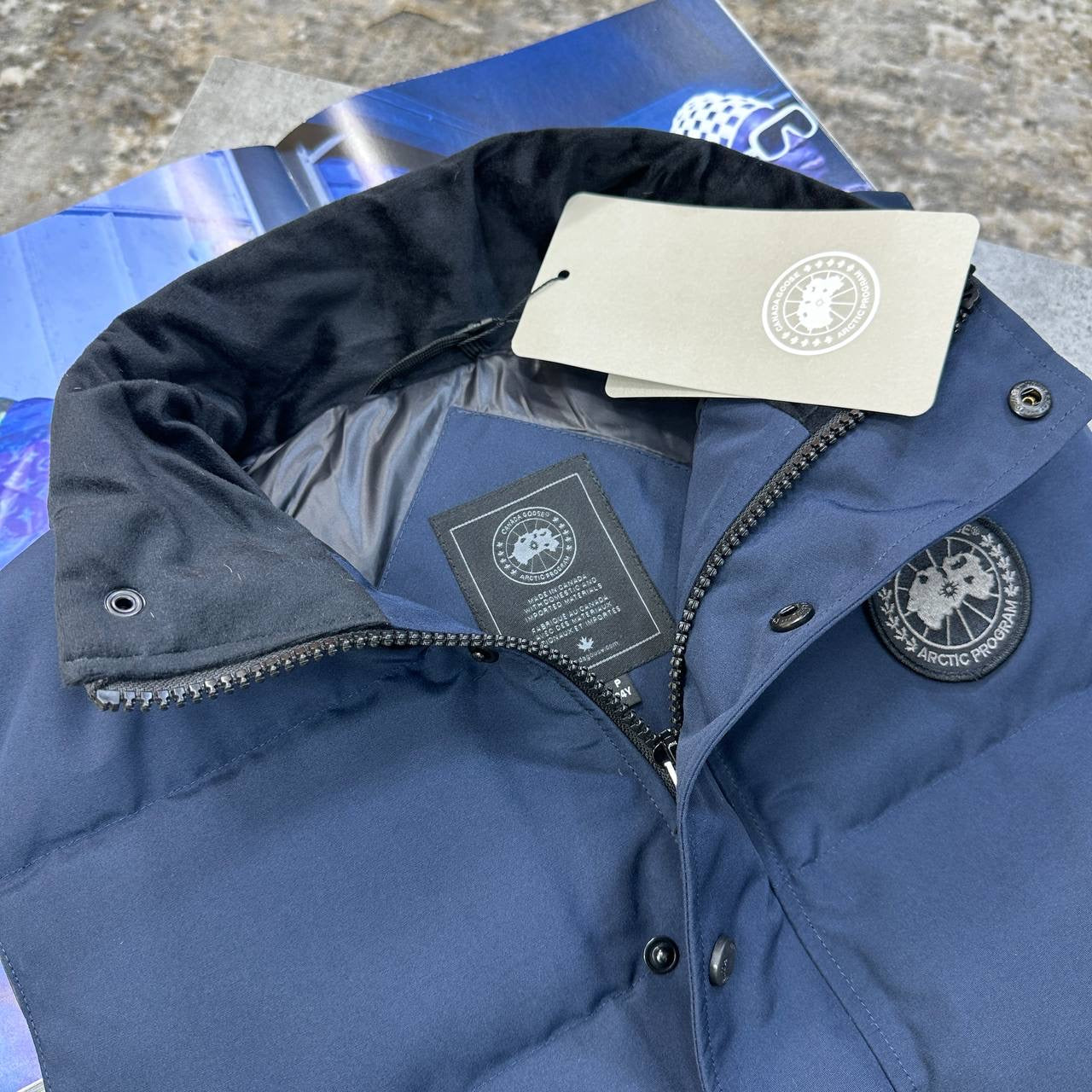 CNDA GOSE BLACKBADGE BODYWARMER NAVY
