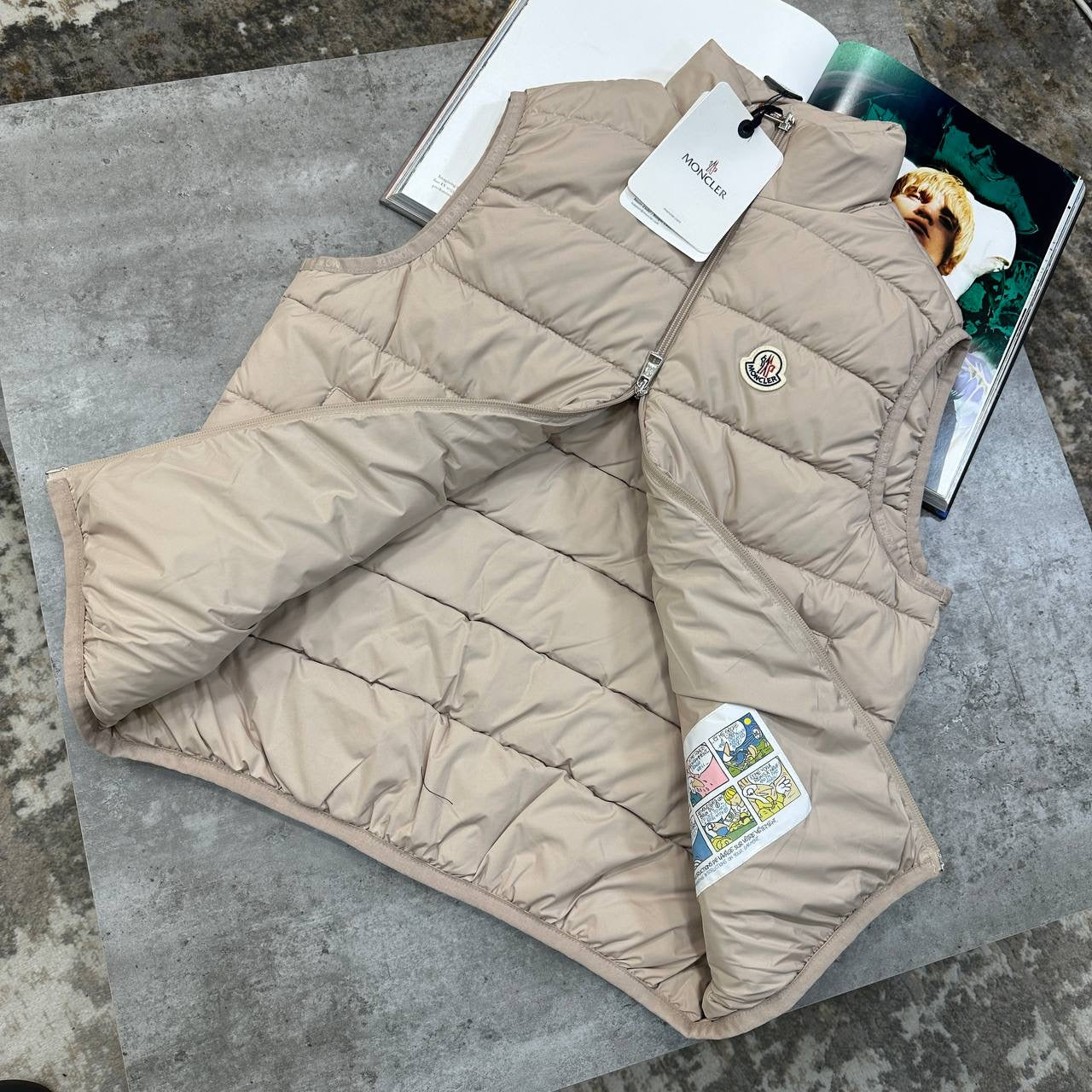 NCLR BODYWARMER LIGHT BEIGE