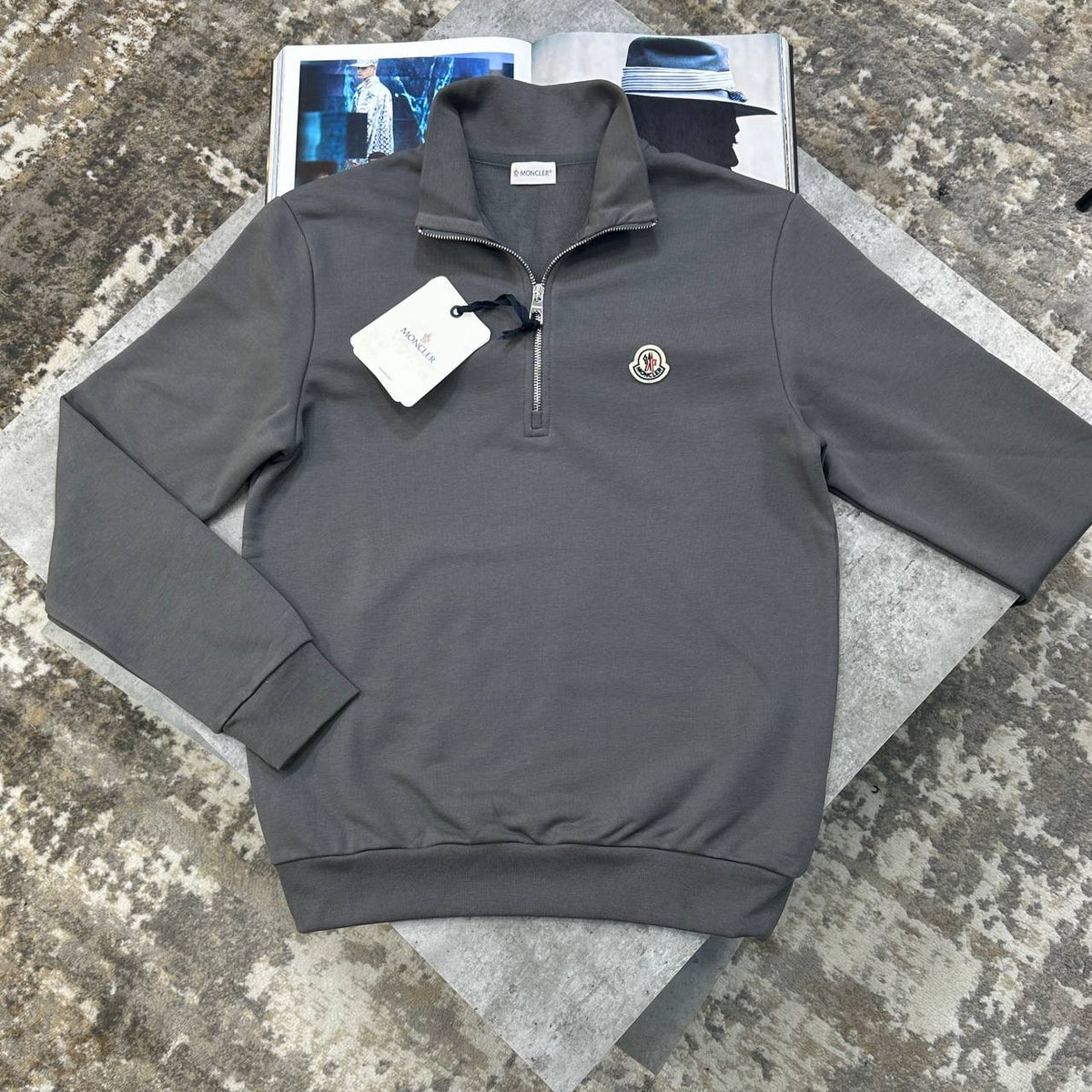 MNCR HALFZIP DARKGREY