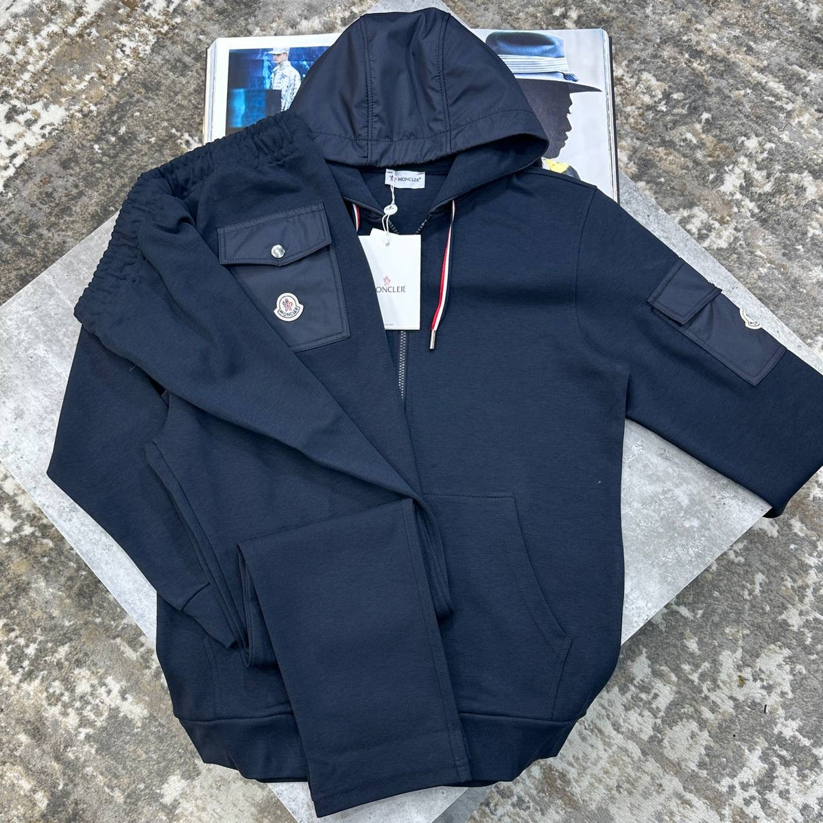 NCLR SIDE BADGE TRACKSUIT BLACK