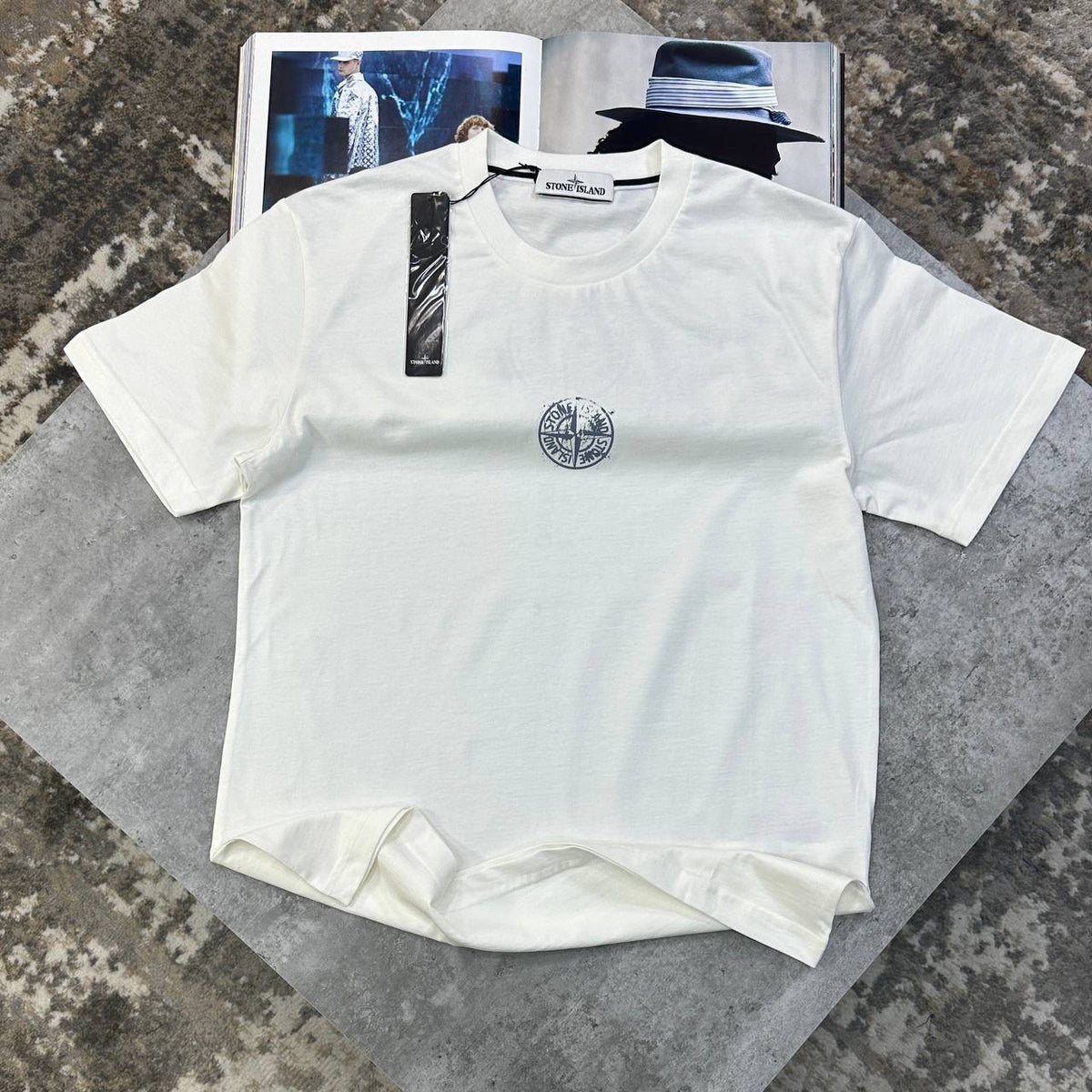 SI BACK BIG LOGO T-SHIRT WHITE