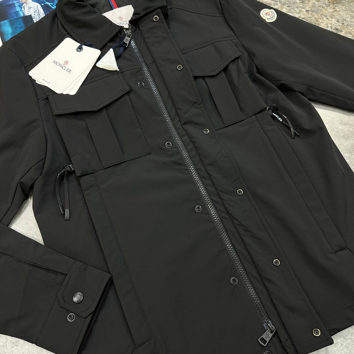 NCLR FRONT POCKET JACKET BLACK