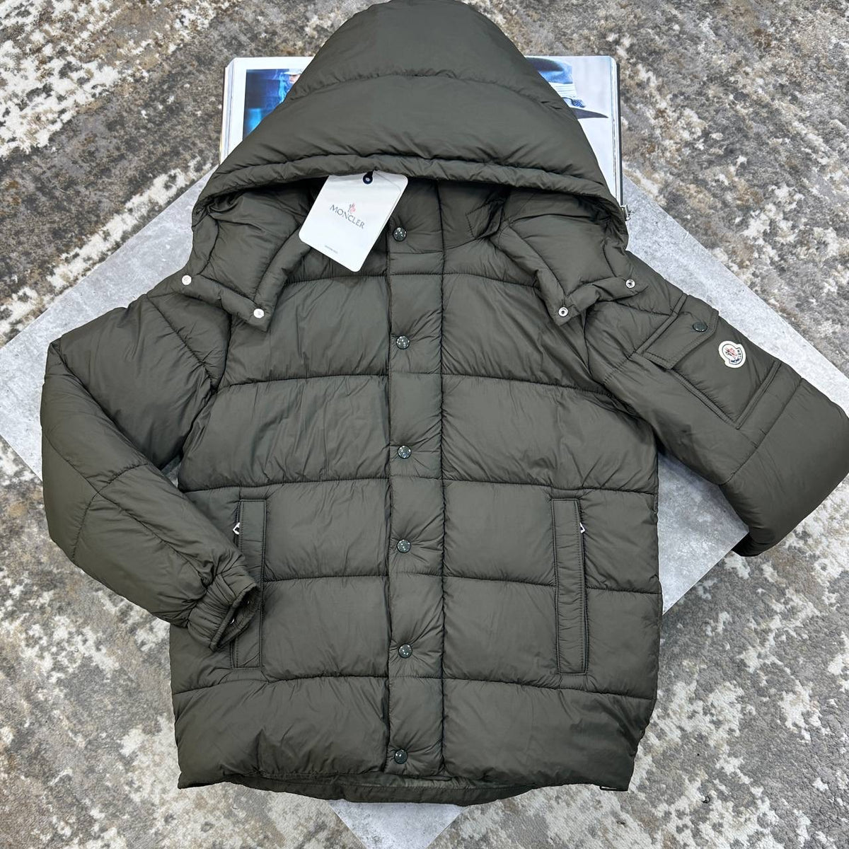 NCLR MAYA FULL PUFFY JACKET KHAKHI
