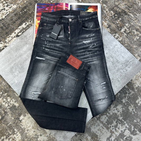 DSQD JEANS RED BADGE BLACK
