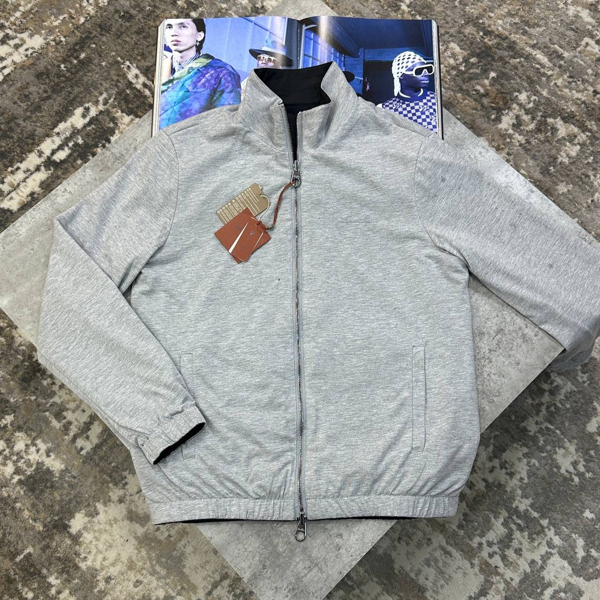 L|P REVERSIBLE JACKET LIGHTGREY