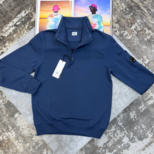CP HALF ZIP JUMPER NAVY