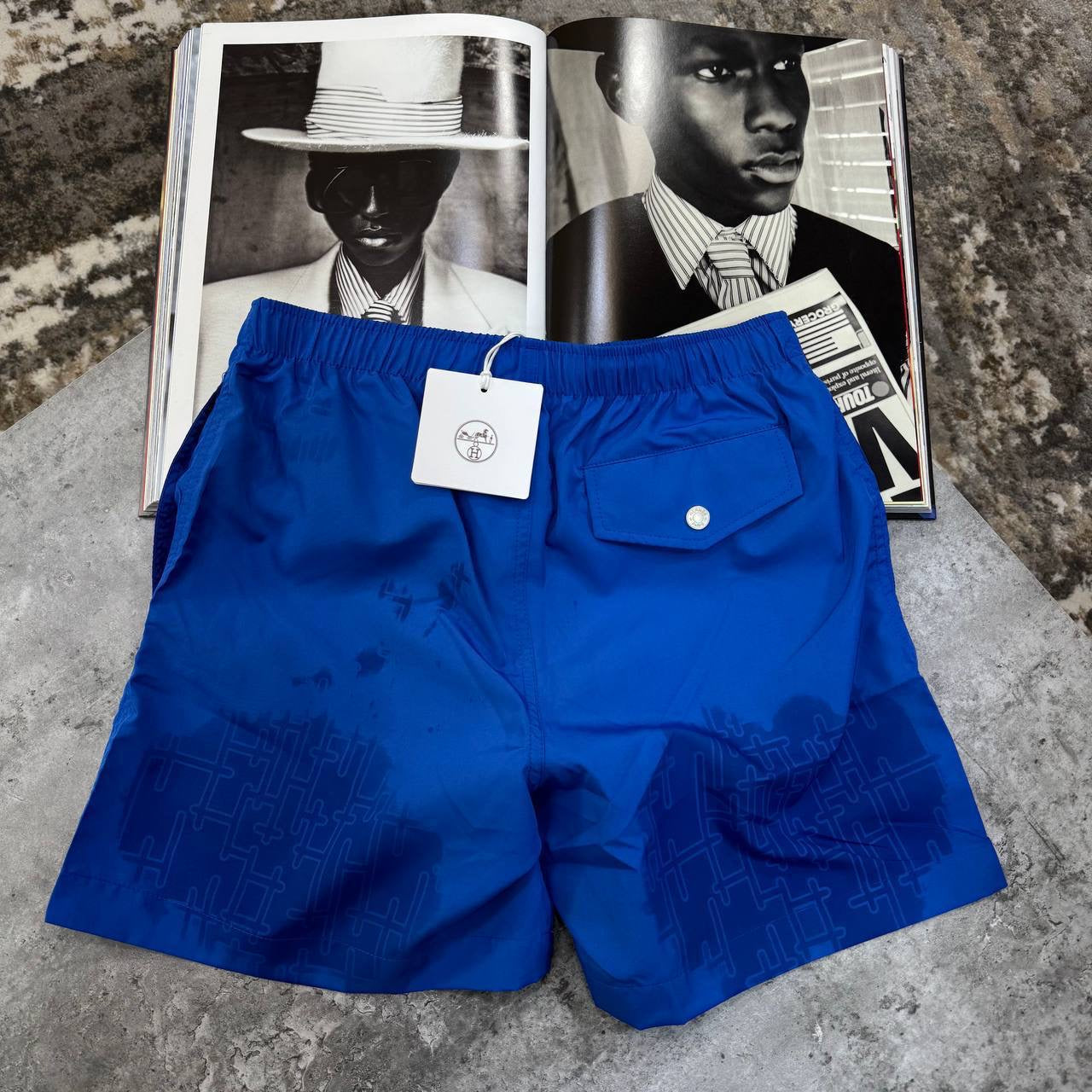 HRMS SHORT SET BLACK/BLUE